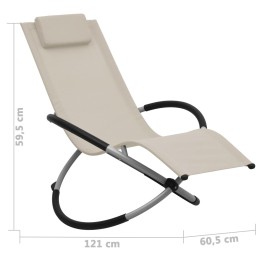 Acquista Lettino Prendisole per Bambini in Acciaio Crema con riferimento GHV-47794 della ditta 