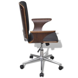 Acquista Sedia da Ufficio Girevole in Legno Curvato e Similpelle con riferimento GHV-241685 della ditta 