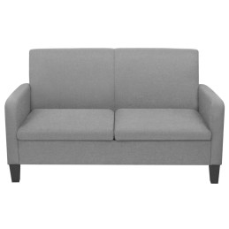 Acquista Divano a 2 Posti 135x65x76 cm Grigio Chiaro con riferimento GHV-244708 della ditta 