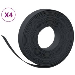 Acquista Bordature da Giardino 4 pz Nere 10 m 10 cm in Polietilene con riferimento GHV-3155434 della ditta 
