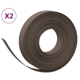 Acquista Bordature da Giardino 2 pz Marroni 10 m 10 cm in Polietilene con riferimento GHV-3155436 della ditta 