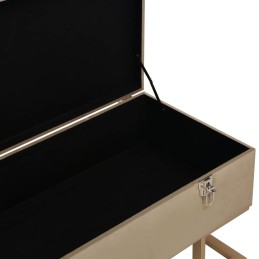 Acquista Panca con Vano Portaoggetti 105 cm Beige in Velluto con riferimento GHV-247574 della ditta 
