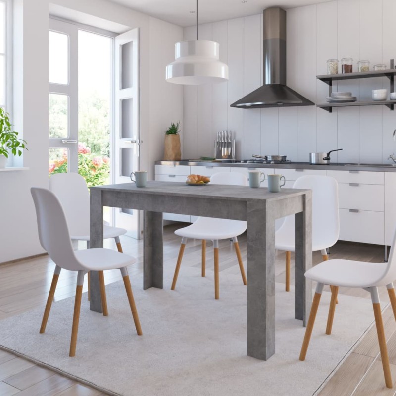 Acquista Tavolo da Pranzo Grigio Cemento 120x60x76 cm Legno Multistrato con riferimento GHV-800436 della ditta 