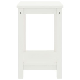 Acquista Comodino Bianco 35x30x47 cm in Legno Massello di Pino con riferimento GHV-322210 della ditta 