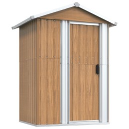 Acquista Capanno da Giardino Marrone 126x97,5x177 cm Acciaio Zincato con riferimento GHV-316236 della ditta 