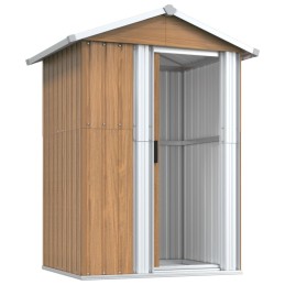 Acquista Capanno da Giardino Marrone 126x97,5x177 cm Acciaio Zincato con riferimento GHV-316236 della ditta 