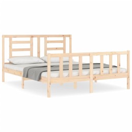 Acquista Giroletto con Testiera 160x200 cm in Legno Massello con riferimento GHV-3192891 della ditta 