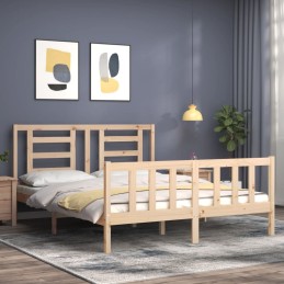 Acquista Giroletto con Testiera 160x200 cm in Legno Massello con riferimento GHV-3192891 della ditta 