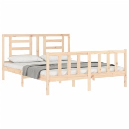 Acquista Giroletto con Testiera 160x200 cm in Legno Massello con riferimento GHV-3192891 della ditta 