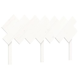 Acquista Giroletto con Testiera Bianco 140x190 cm in Legno Massello con riferimento GHV-3193707 della ditta 