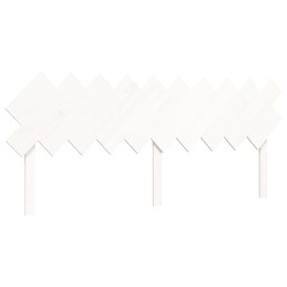 Acquista Giroletto con Testiera Bianco 200x200 cm in Legno Massello con riferimento GHV-3193747 della ditta 