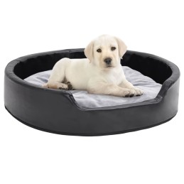 Acquista Lettino per Cani Nero e Grigio 79x70x19 cm Peluche e Similpelle con riferimento GHV-171254 della ditta 