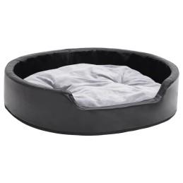 Acquista Lettino per Cani Nero e Grigio 79x70x19 cm Peluche e Similpelle con riferimento GHV-171254 della ditta 