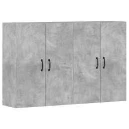Acquista Armadietti a Parete 2 pz Grigio Cemento in Legno Multistrato con riferimento GHV-3197884 della ditta 