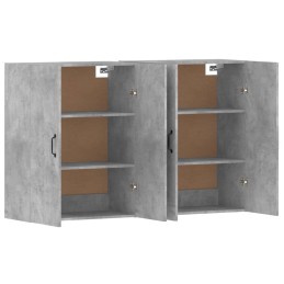 Acquista Armadietti a Parete 2 pz Grigio Cemento in Legno Multistrato con riferimento GHV-3197884 della ditta 