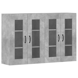 Acquista Armadietti a Parete 2 pz Grigio Cemento in Legno Multistrato con riferimento GHV-3197908 della ditta 