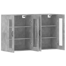 Acquista Armadietti a Parete 2 pz Grigio Cemento in Legno Multistrato con riferimento GHV-3197908 della ditta 