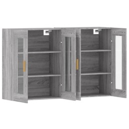 Acquista Armadietti a Parete 2 pz Grigio Sonoma in Legno Multistrato con riferimento GHV-3197903 della ditta 