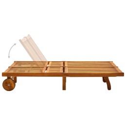 Acquista Sdraio da Giardino a 2 Posti con Cuscini in Massello di Acacia con riferimento GHV-3061382 della ditta 