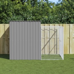 Acquista Casetta Cani Corsa Grigio Chiaro 214x253x181 cm Acciaio Zincato con riferimento GHV-3189125 della ditta 