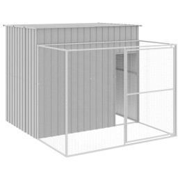 Acquista Casetta Cani Corsa Grigio Chiaro 214x253x181 cm Acciaio Zincato con riferimento GHV-3189125 della ditta 