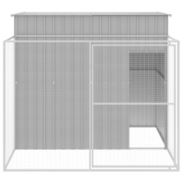 Acquista Casetta Cani Corsa Grigio Chiaro 214x253x181 cm Acciaio Zincato con riferimento GHV-3189125 della ditta 