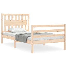 Acquista Giroletto con Testiera 100x200 cm in Legno Massello con riferimento GHV-3194301 della ditta 