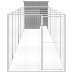 Acquista Casetta Cani Corsa Grigio Chiaro 165x863x181 cm Acciaio Zincato con riferimento GHV-3189106 della ditta 