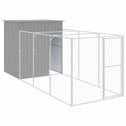 Acquista Casetta Cani Corsa Grigio Chiaro 165x455x181 cm Acciaio Zincato con riferimento GHV-3189104 della ditta 