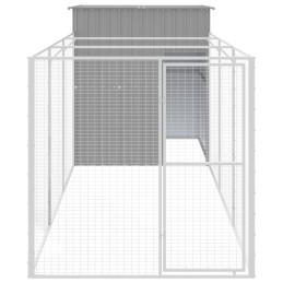 Acquista Casetta Cani Corsa Grigio Chiaro 165x455x181 cm Acciaio Zincato con riferimento GHV-3189104 della ditta 
