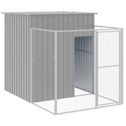 Acquista Casetta Cani Corsa Grigio Chiaro 165x455x181 cm Acciaio Zincato con riferimento GHV-3189104 della ditta 