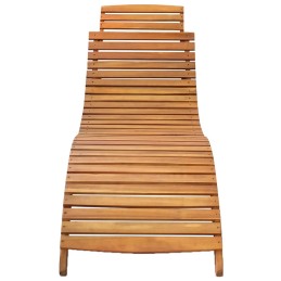 Acquista Lettini Prendisole 2 pz con Cuscini in Legno Massello d'Acacia con riferimento GHV-3077368 della ditta 