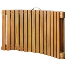 Acquista Lettini Prendisole 2 pz con Cuscini in Legno Massello d'Acacia con riferimento GHV-3077368 della ditta 
