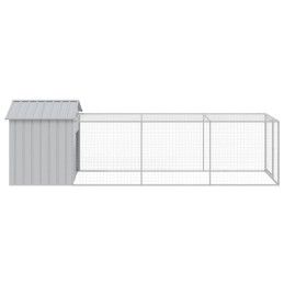 Acquista Pollaio Area Corsa Grigio Chiaro 117x405x123 cm Acciaio Zincato con riferimento GHV-3189074 della ditta 