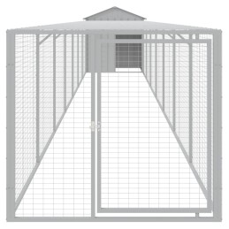 Acquista Pollaio Area Corsa Grigio Chiaro 117x813x123 cm Acciaio Zincato con riferimento GHV-3189076 della ditta 