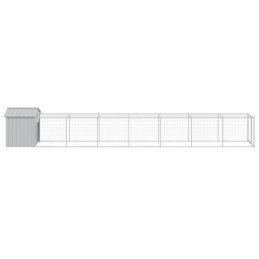 Acquista Pollaio Area Corsa Grigio Chiaro 117x813x123 cm Acciaio Zincato con riferimento GHV-3189076 della ditta 