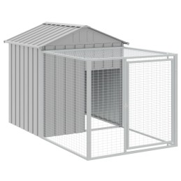 Acquista Pollaio Area Corsa Grigio Chiaro 117x813x123 cm Acciaio Zincato con riferimento GHV-3189076 della ditta 