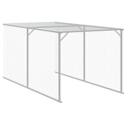 Acquista Pollaio Area Corsa Grigio Chiaro 117x813x123 cm Acciaio Zincato con riferimento GHV-3189076 della ditta 