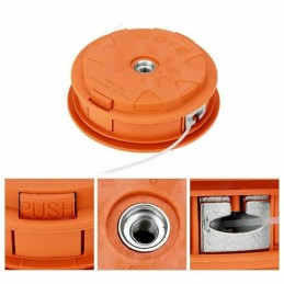 Acquista Komiprotect TESTINA DECESPUGLIATORE BB3 ARANCIO Pulsante Alluminio con riferimento K666 della ditta KOMIPROTECT