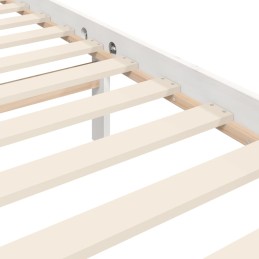 Acquista Giroletto con Testiera Bianco 200x200 cm in Legno Massello con riferimento GHV-3194722 della ditta 