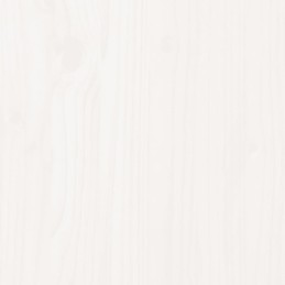 Acquista Giroletto con Testiera Bianco 200x200 cm in Legno Massello con riferimento GHV-3194722 della ditta 