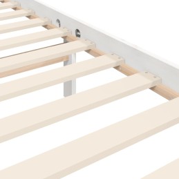 Acquista Giroletto con Testiera Bianco 200x200 cm in Legno Massello con riferimento GHV-3195112 della ditta 