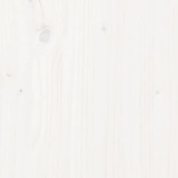 Acquista Giroletto con Testiera Bianco 200x200 cm in Legno Massello con riferimento GHV-3195112 della ditta 