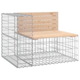 Acquista Panca Giardino Design Gabbione 184x71x65,5 cm Massello di Pino con riferimento GHV-3196236 della ditta 