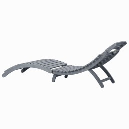 Acquista Lettino Prendisole con Cuscino in Legno Massello di Acacia con riferimento GHV-3064051 della ditta 