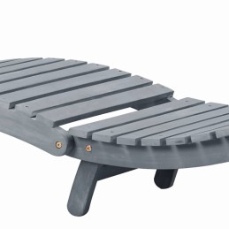 Acquista Lettino Prendisole con Cuscino in Legno Massello di Acacia con riferimento GHV-3064051 della ditta 
