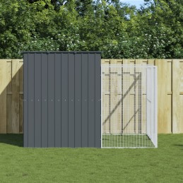 Acquista Casetta Cani con Corsa Antracite 214x253x181 cm Acciaio Zincato con riferimento GHV-3189119 della ditta 