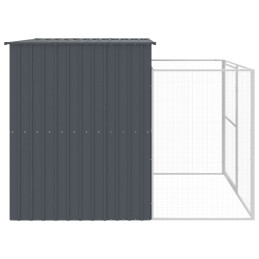 Acquista Casetta Cani con Corsa Antracite 214x253x181 cm Acciaio Zincato con riferimento GHV-3189119 della ditta 