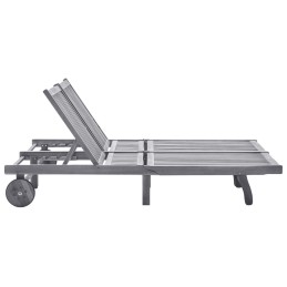 Acquista Sdraio da Giardino Grigia a 2 Posti con Cuscini Massello Acacia con riferimento GHV-3061389 della ditta 