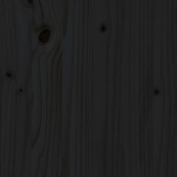 Acquista Giroletto con Testiera Nero 200x200 cm in Legno Massello con riferimento GHV-3192320 della ditta 